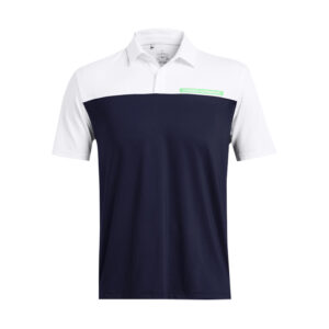 T2G Color Block Men's Polo (Navy/White)