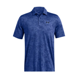 Playoff 3.0 Line Jacquard Men's Polo (Tech Blue)