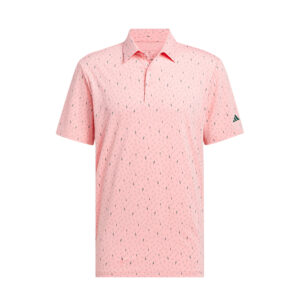 Ultimate365 Allover Print Men's Polo (Pink)