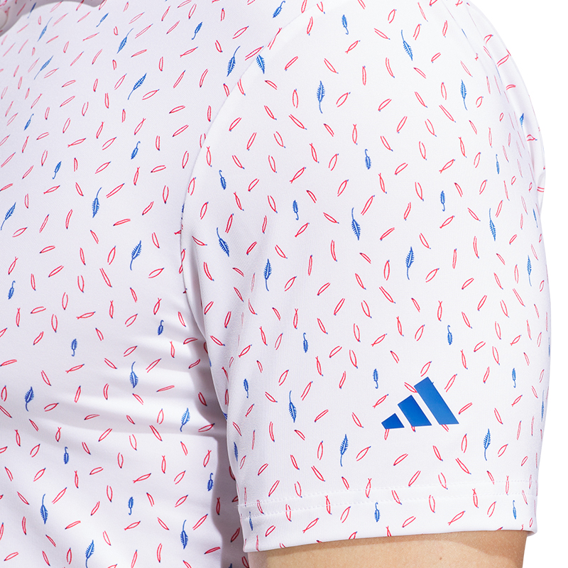 Ultimate365 Allover Print Men's Polo (White)