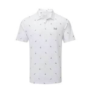 Playoff 3.0 Stripe Men's Polo (White/Steel)