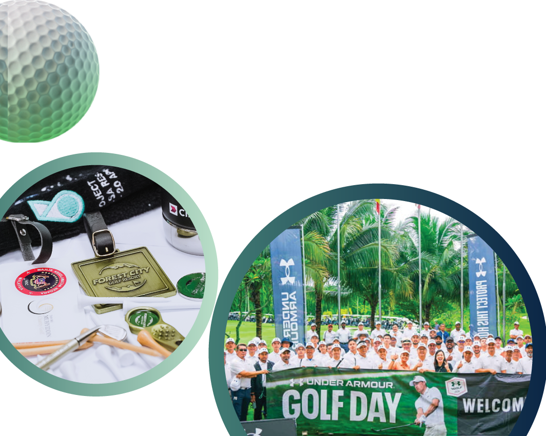 event management service and customised golf gift