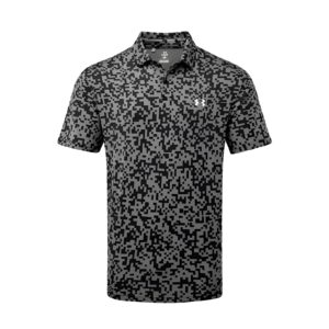 T2G Printed (2025) Men's Polo (Black/Castlerock)