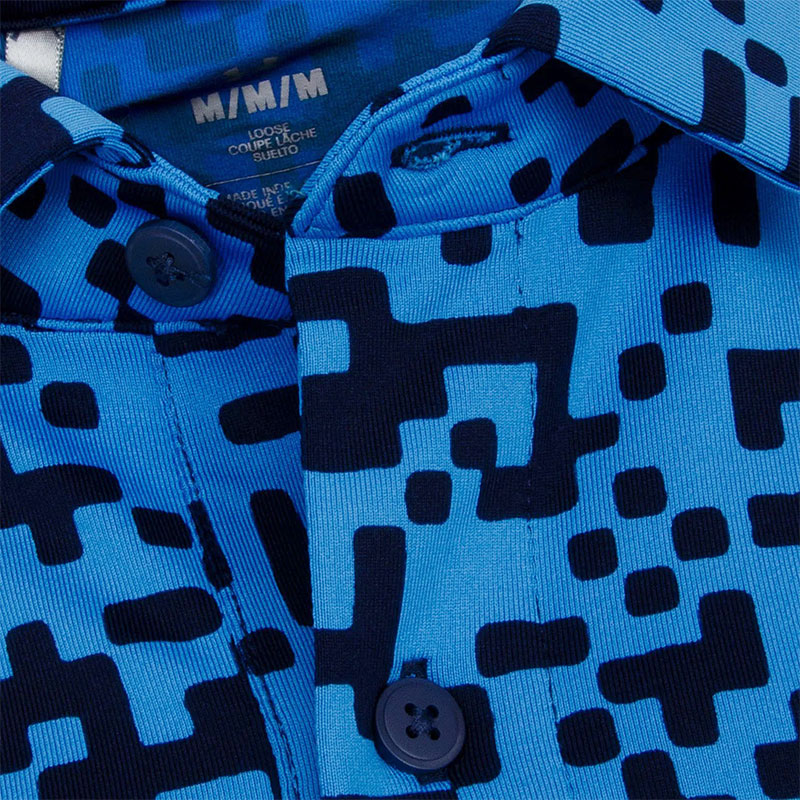 T2G Printed (2025) Men's Polo (Midnight Navy)